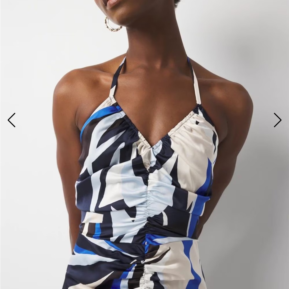 Satin Halter Maxi Dress - White House Black Market